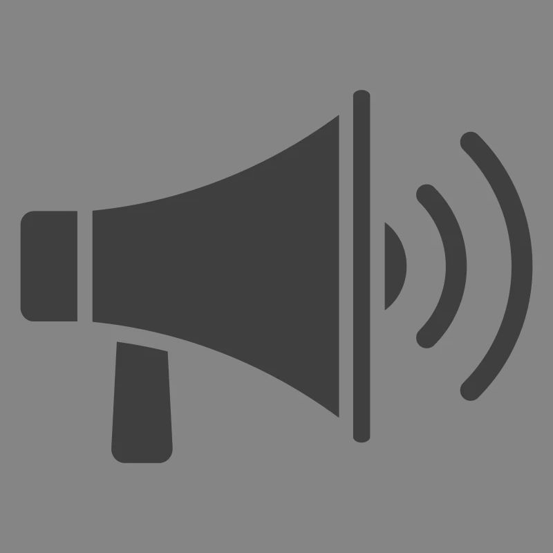 Conception d’icône de mégaphone