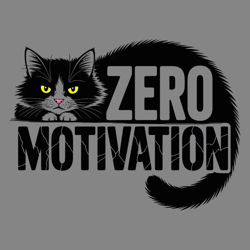 Null Motivation Katze