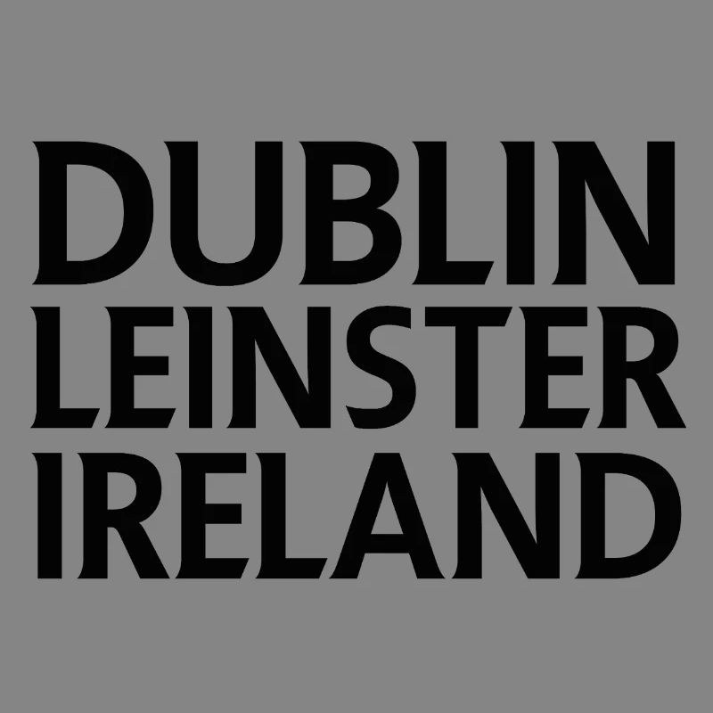 Dublin – Ireland Textdesign