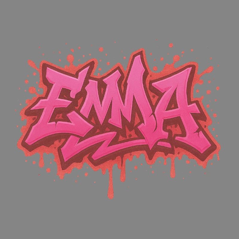 Graffiti EMMA Gift Ideal Print