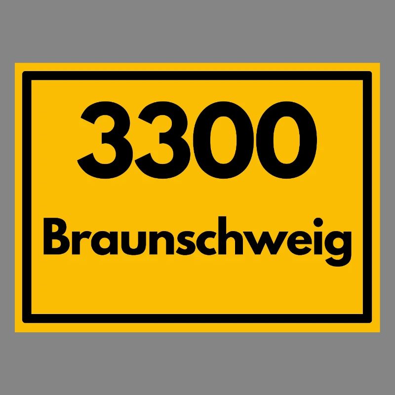 OLD POSTCODE POSTCODE RETRO 3300 BRAUNSCHWEIG