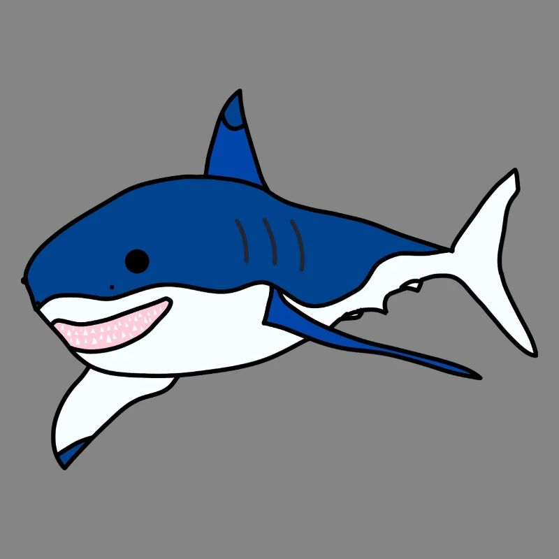 Great White Shark Cartoon