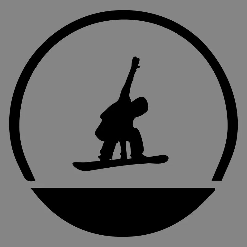 Emblème de snowboarder