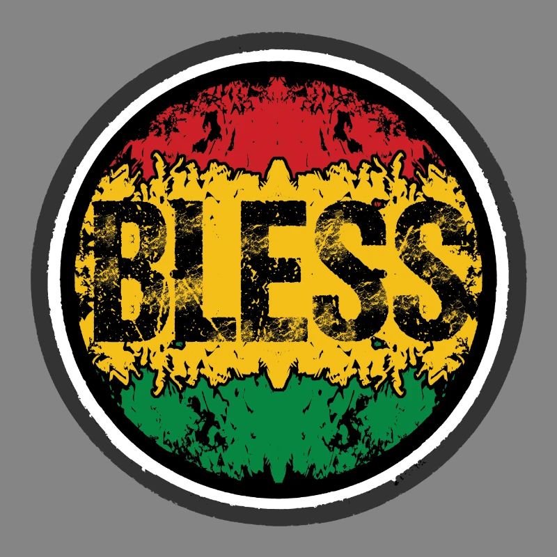 Rastafarian Floral Pattern