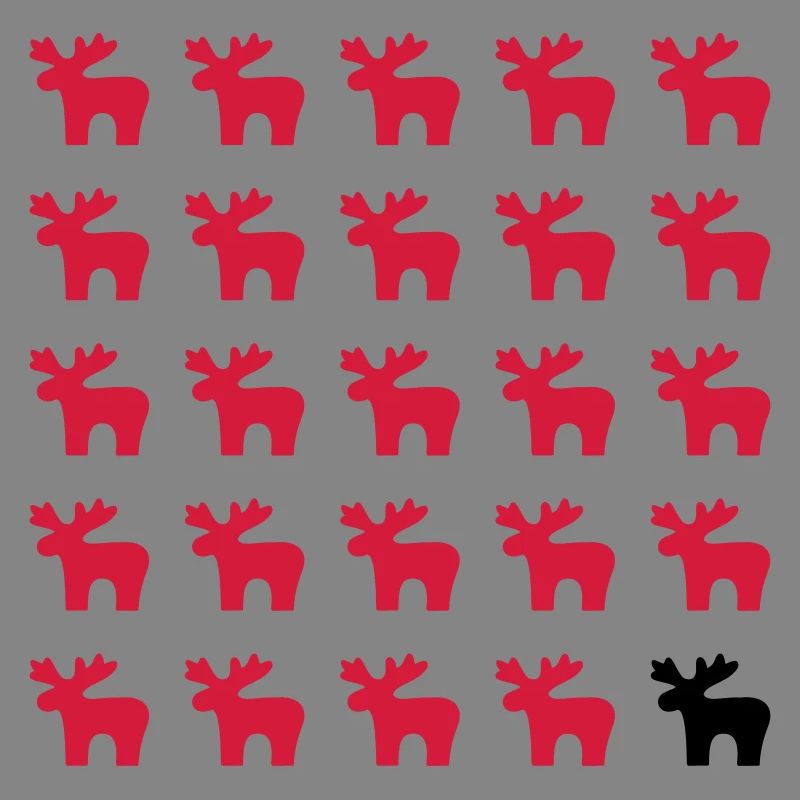 Moose Moose Pattern I Noël
