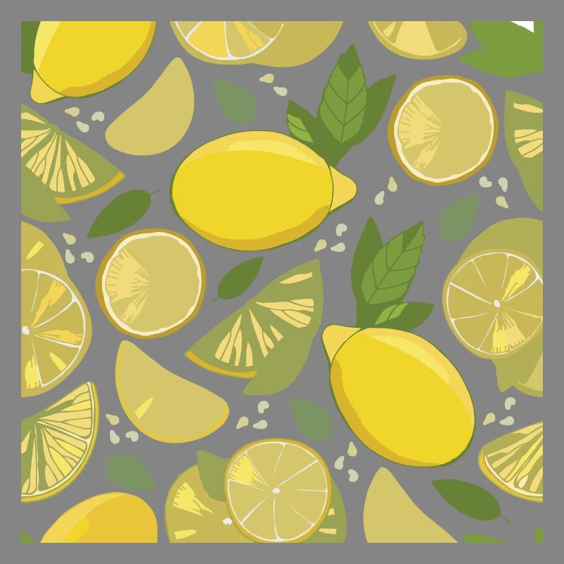 Lemon design with a fresh effect