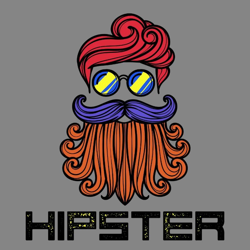 Bart Hipster Spruch Bartfrisur Bartträger