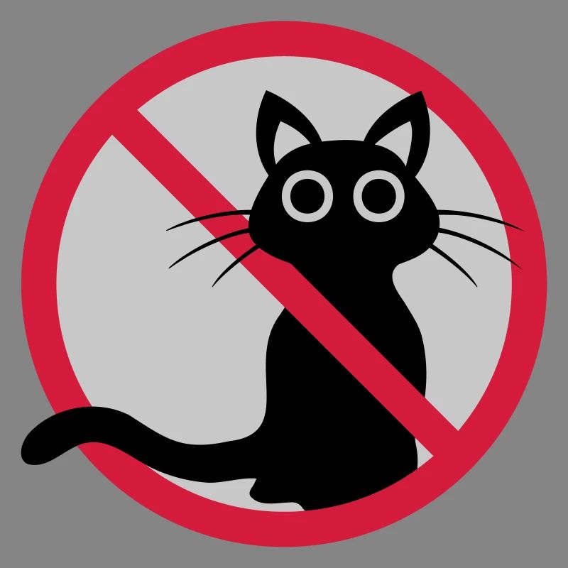 Signe interdit de chat