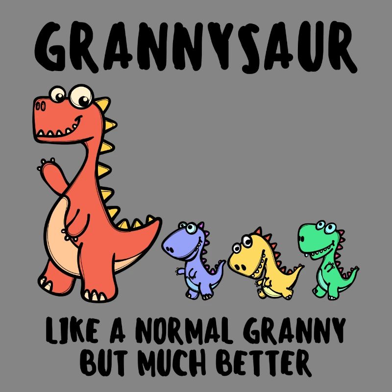Oma Großmutter Dinosaurier Lustig Statement