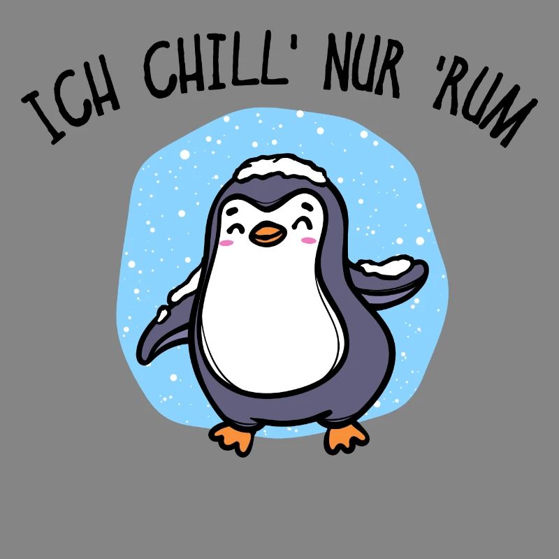 Kälte Pinguin Vogel Tier Eis Schnee Statement