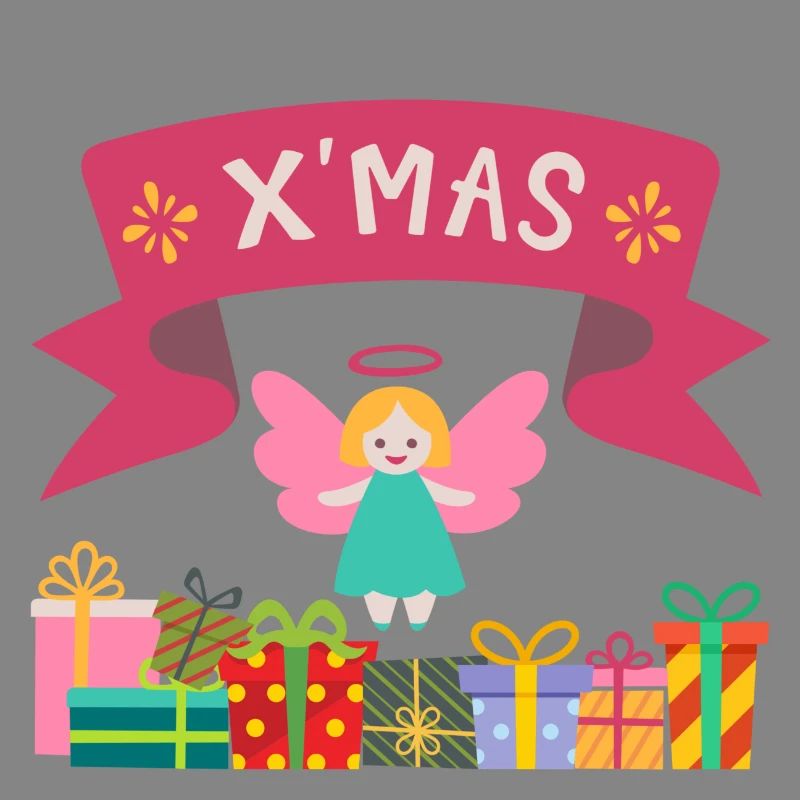 XMAS Engel mit Geschenken