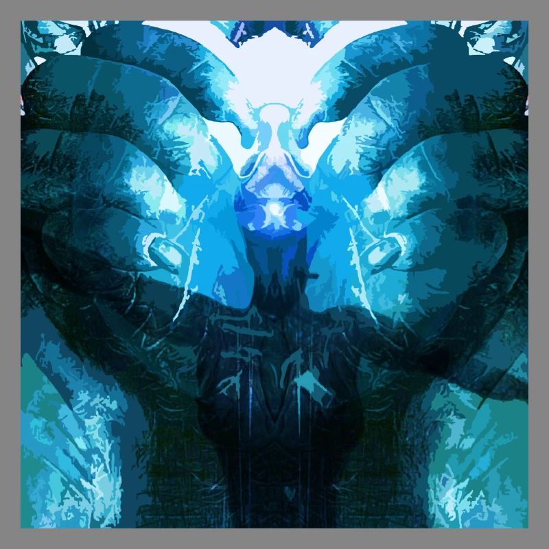 Reflective Deep Blue Creature