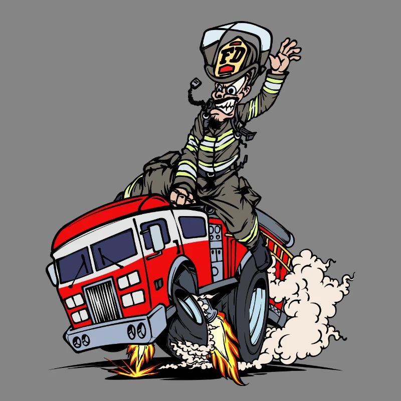 Fire brigade fire protection fire engine lifesaver