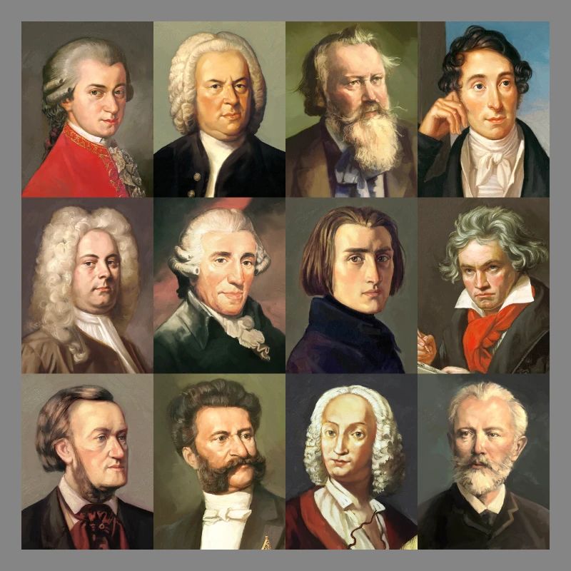 12 compositeurs classiques ... de Bach à Wagner