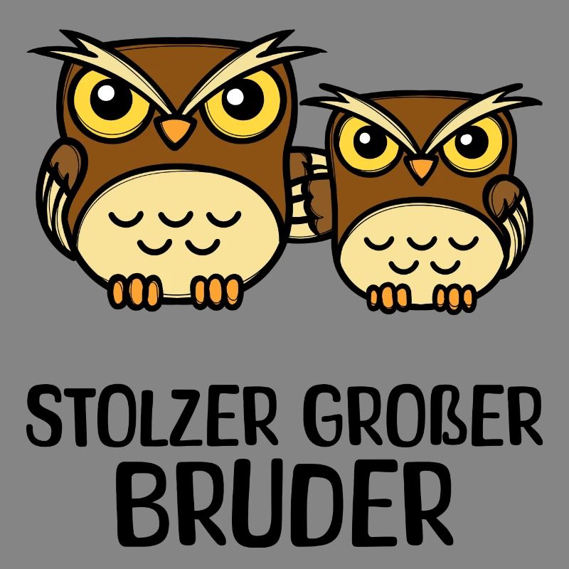 Großer Bruder Statement Eule Geschwisterliebe