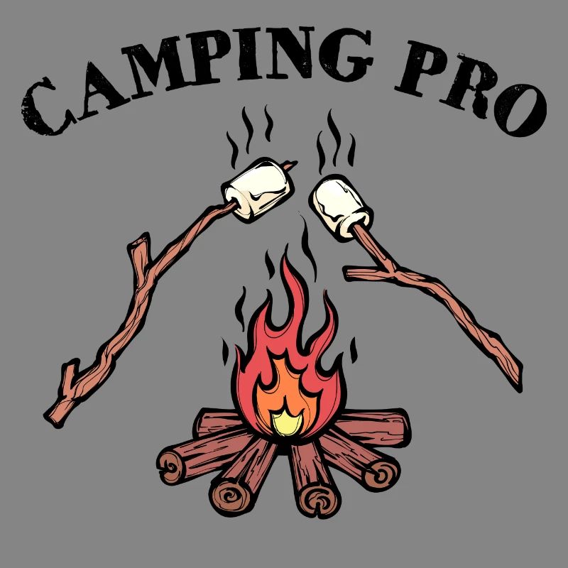 Campfire Campsite Statement Camping Camper