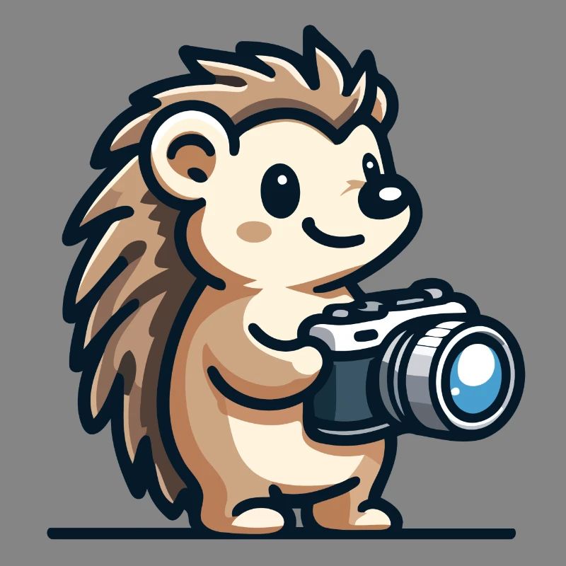 Schnappschuss-Igel: Der Shutterbug-Kumpel