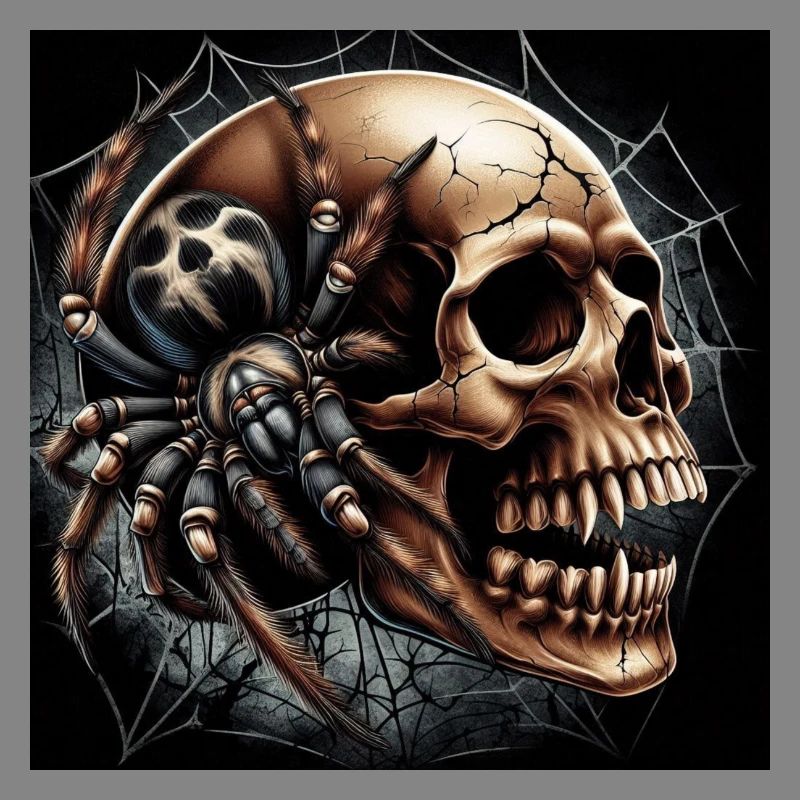 Skull and Spider