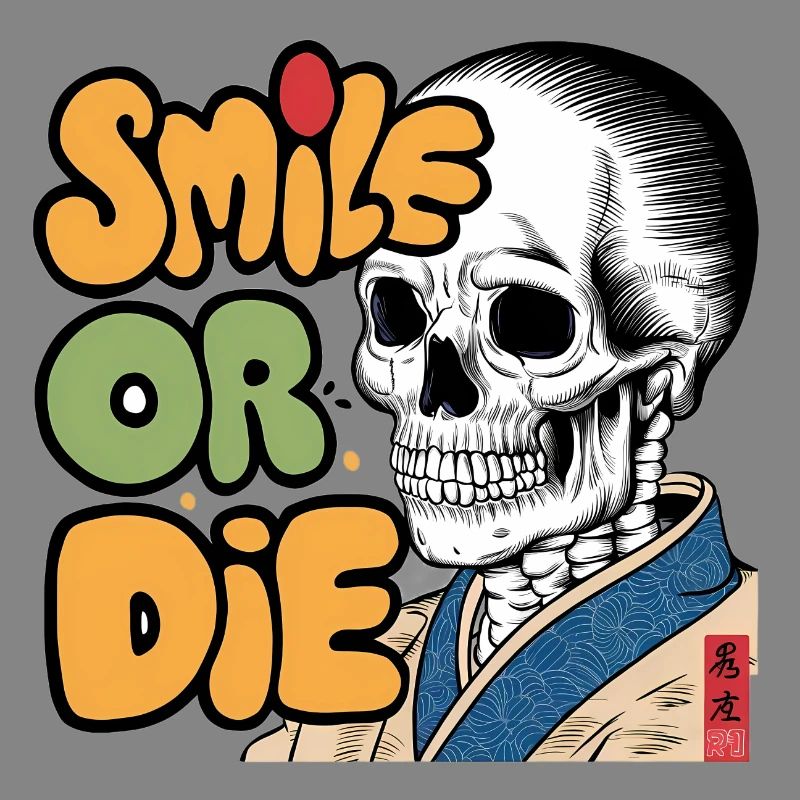 Skeletor with Optimistic Message