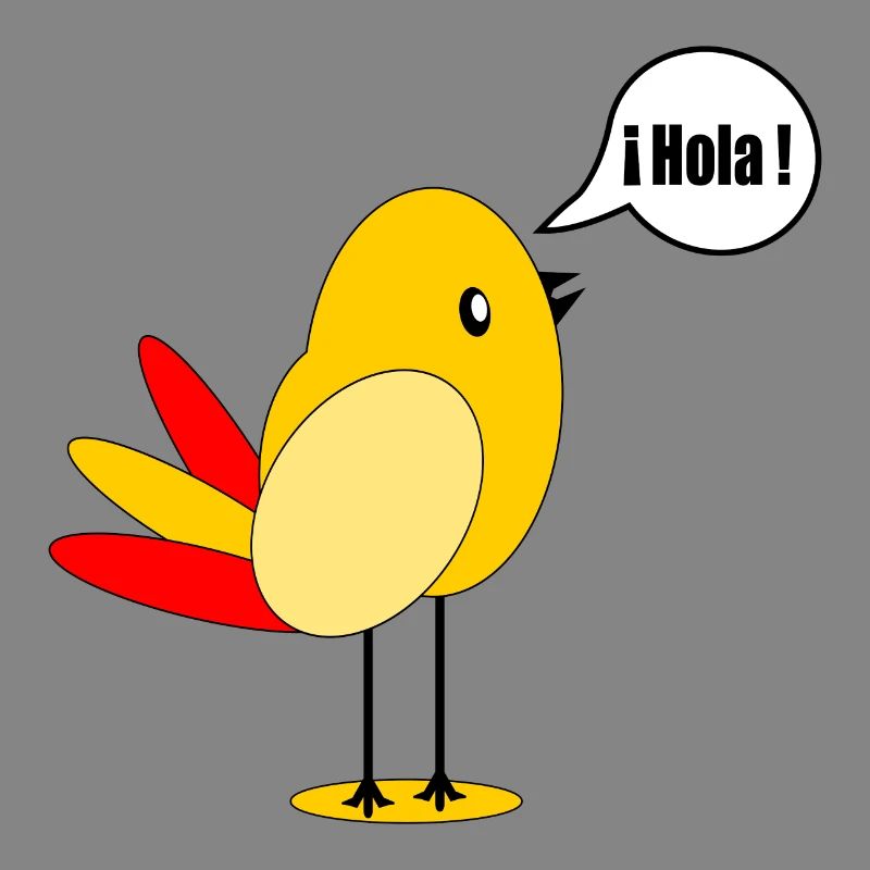SPANIEN LÄNDERFAHNE SPANISCH VOGEL