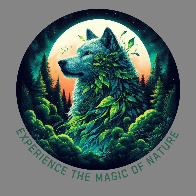 Wolf im Wald