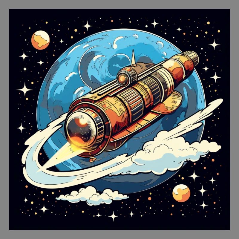 Rocket flight through space