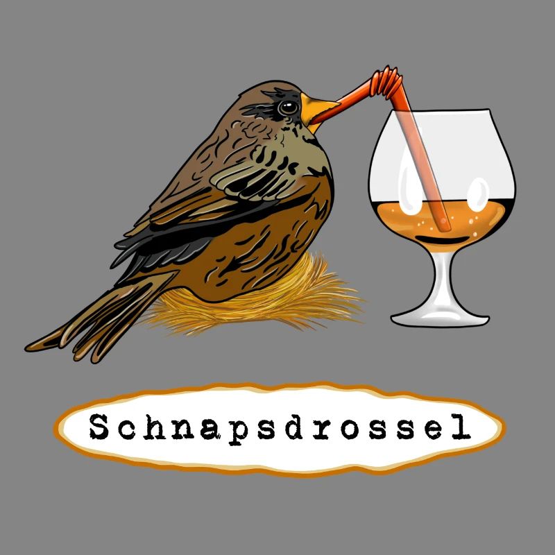 Stößchen! Schnapsdrossel