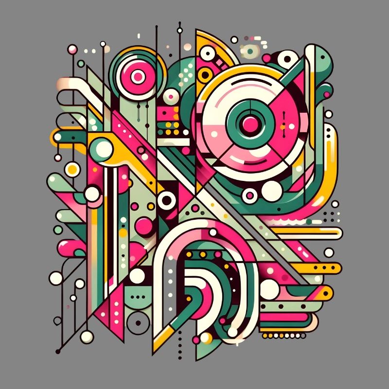 Neon Geometry — Hypergrid