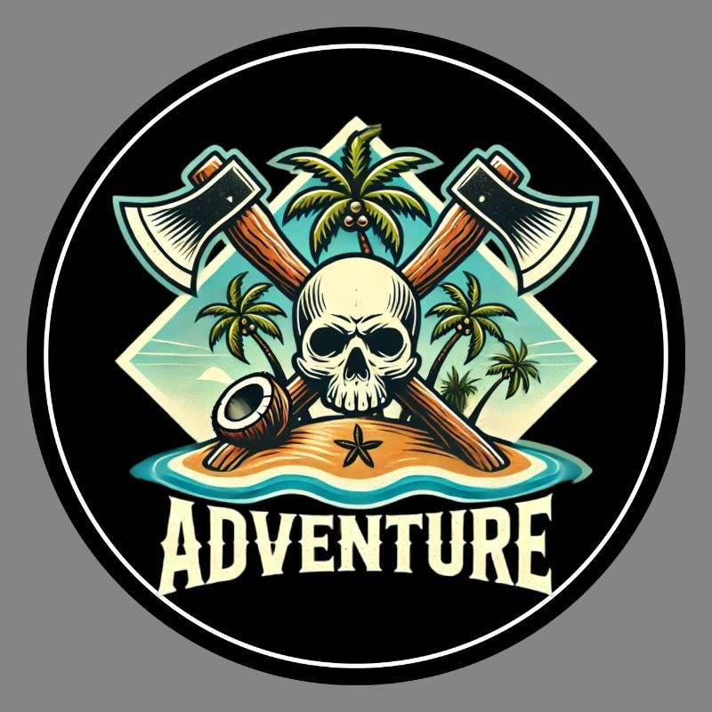 Abenteuer Skull Insel Patch