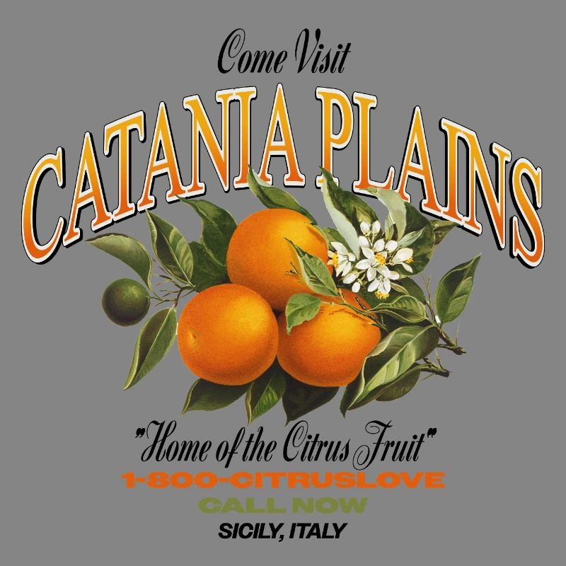 Plaines de Catane Design d’agrumes
