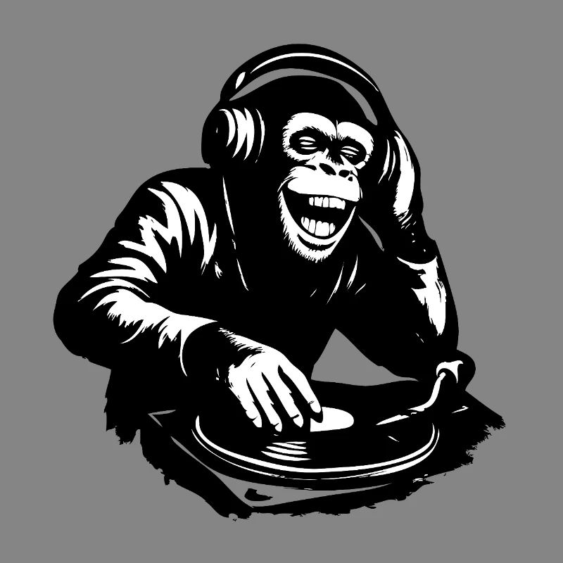 DJ The Monkey Dance Banksy Style