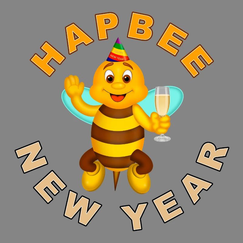HAPBEE Neujahr mit Text 2