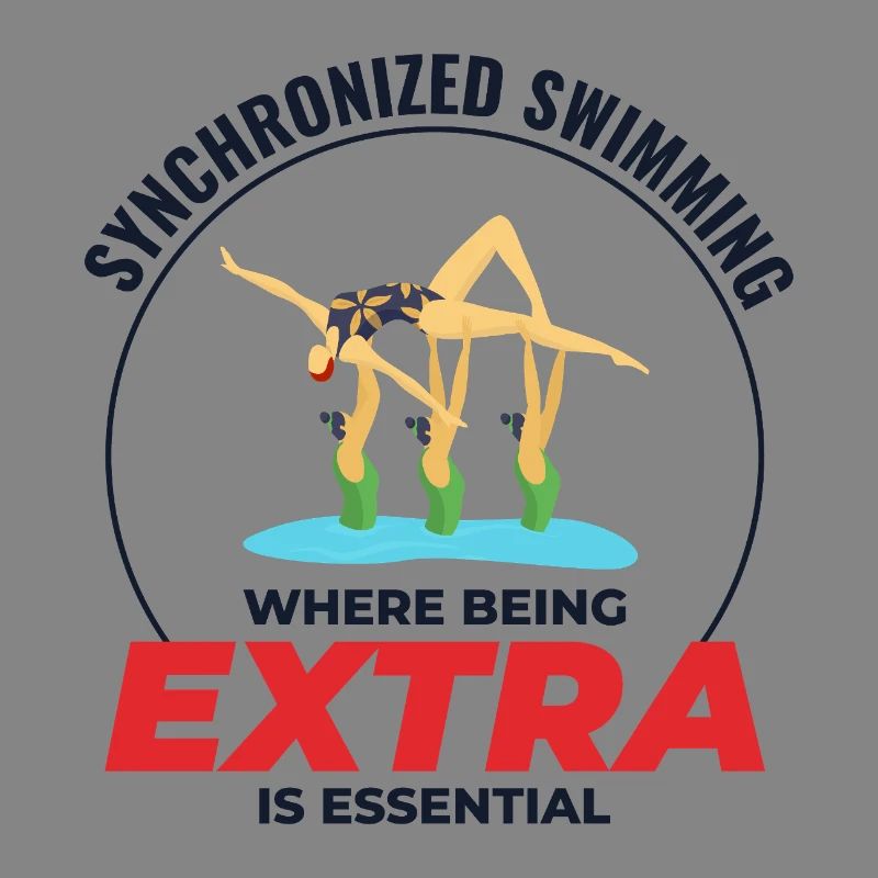 Synchronschwimmen, wo man extra ist