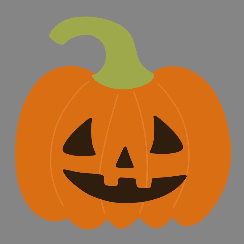 Whimsical Jack-O'-Lantern Pumpkin Design