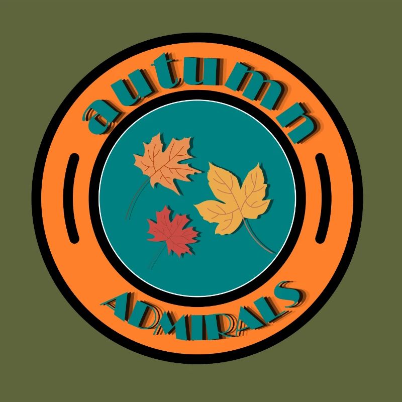 Herbstlaub-Embleme