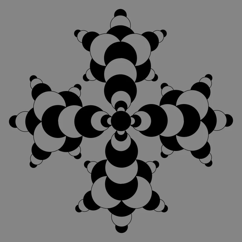 Fractal Molecule Crop Circle