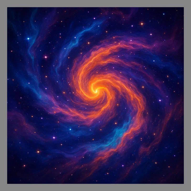 Vortex galactique dans l’espace