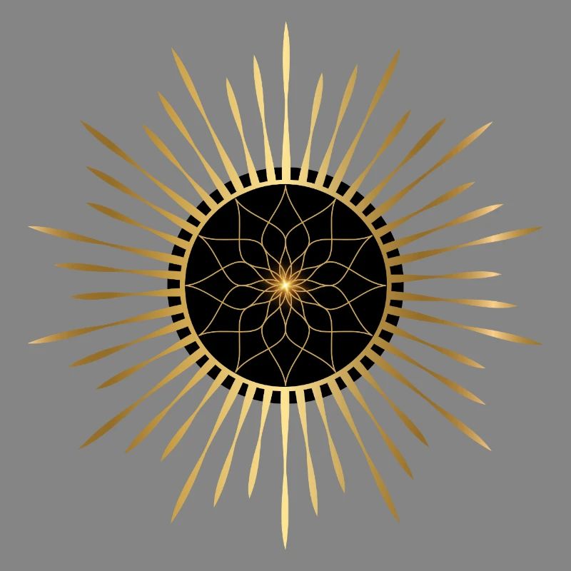 Strahlendes Mandala