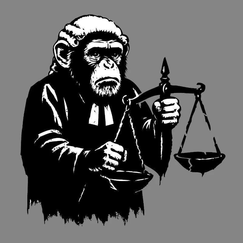 Monkey judge pulls scales down