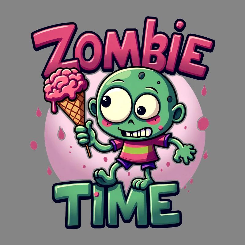Zombie Time Eiscreme Comic