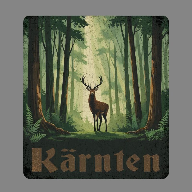 Carinthia Deer in the Forest