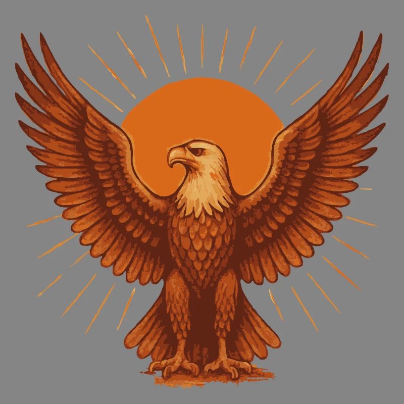 Fiery Solar Eagle