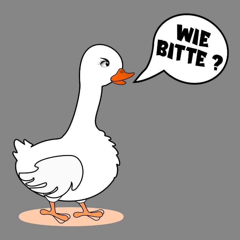 SELBSTBEWUSSTSEIN GANS WIE BITTE