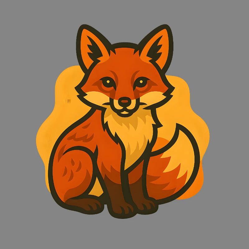 Fox Cub Illustration
