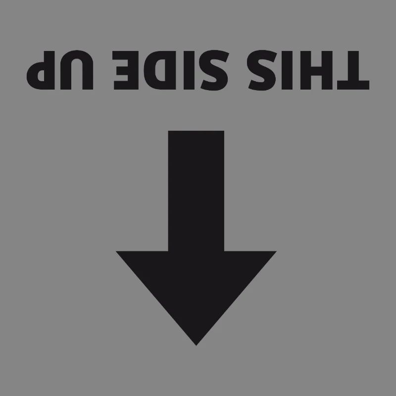 This Side Up - Inverted Arrow