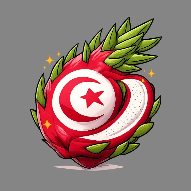 Tunisian Fruit Heart Pattern