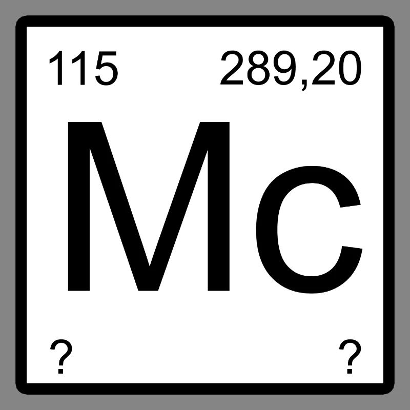 Moscovium Minimal Element Block