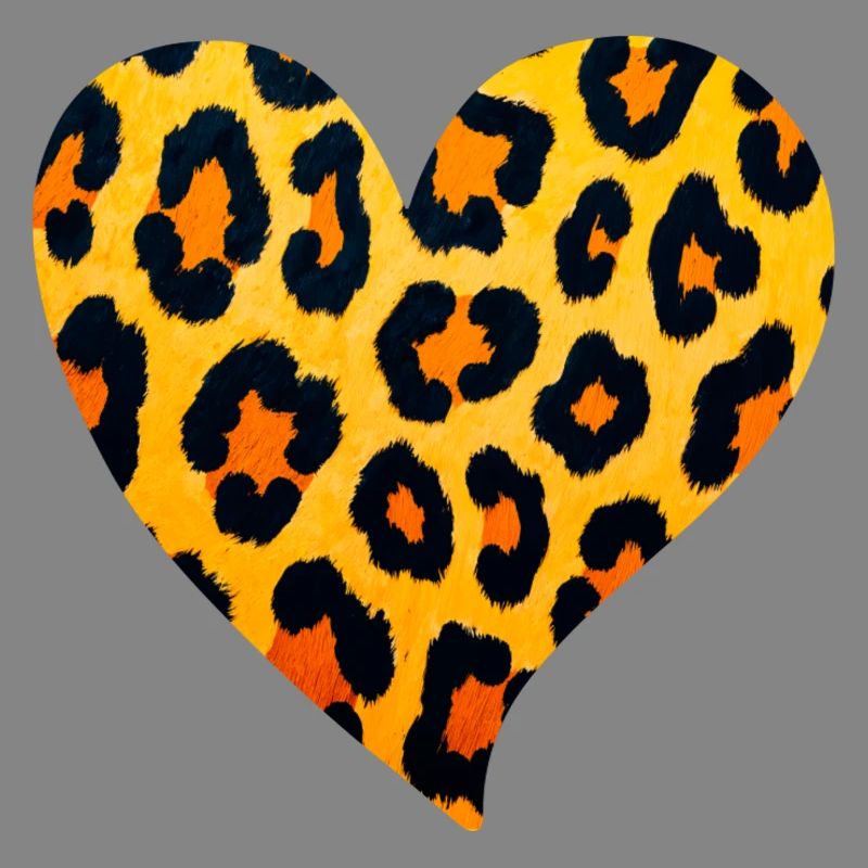 Leopard Heart Pattern