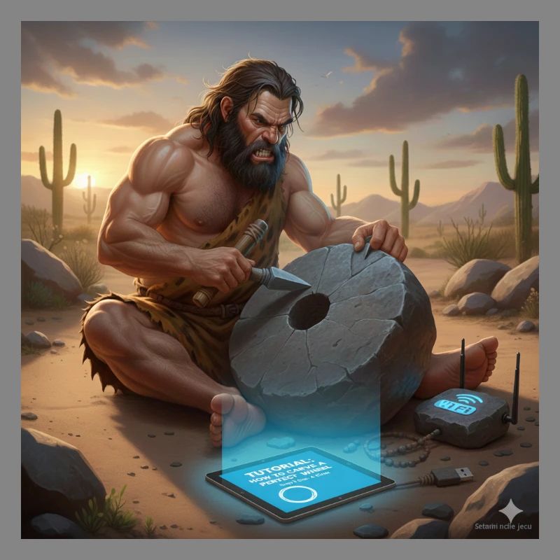 Caveman Tech Support - The First Tutorial