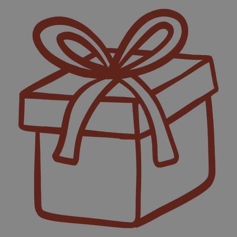 Rustic Hand-Drawn Gift Box